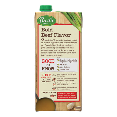 Pacific Foods BROTH BEEF LOW SODIUM ORGANIC