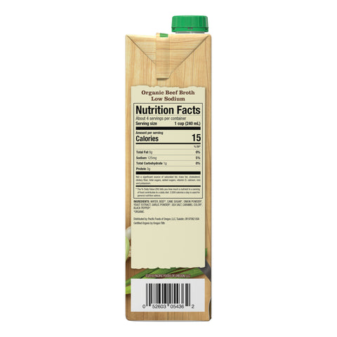 Pacific Foods BROTH BEEF LOW SODIUM ORGANIC