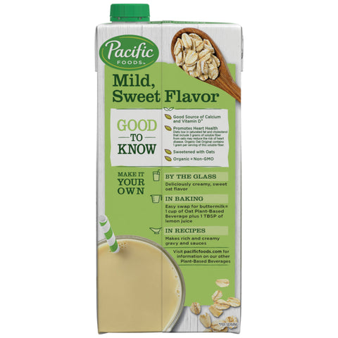 Pacific Foods MILK SUB OAT ORGANIC AESEPTIC
