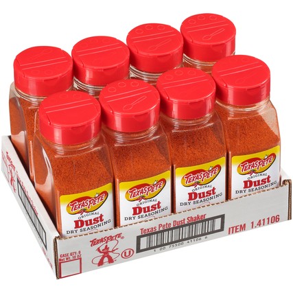 Texas Pete Dust Dry Seasoning, 10 Ounce -- 8 per case.