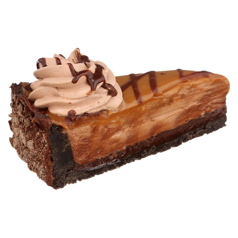 Sara Lee Bistro Collection Round Malted Chocolate Caramel Pie, 10 inch -- 2 per case.