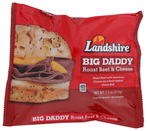 Landshire® SANDWICH ROAST BEEF & CHEESE BIGDADY 10000020531