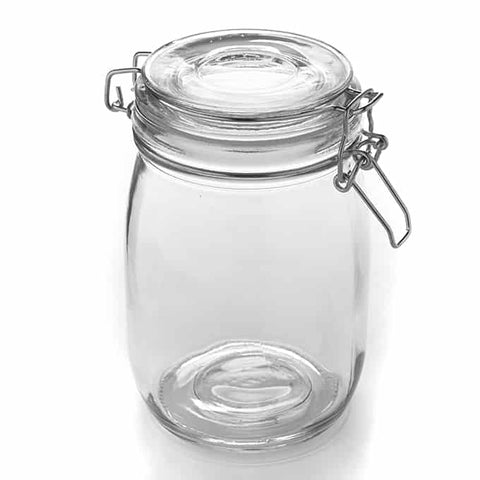 American MetalCraft JAR MASON GLASS CLEAR 35 OZ