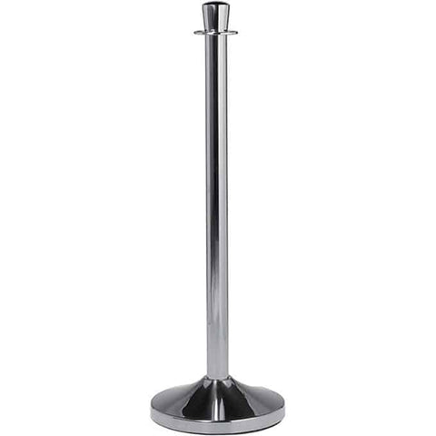 American Metalcraft Classic Polished Chrome Flat Head Barrier System, 15 inch Diameter.
