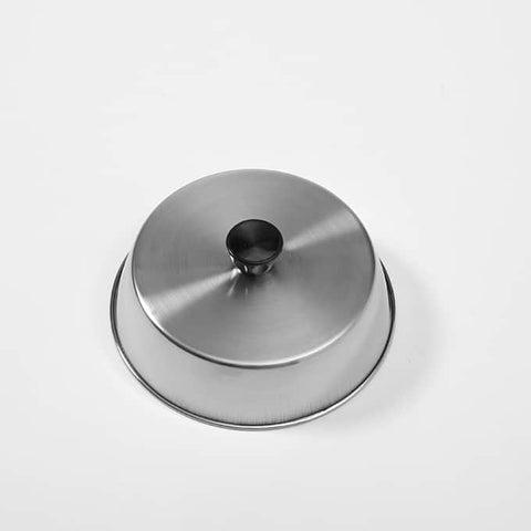 American MetalCraft COVER BASTING ALUMINUM W/ BLACK KNOB 7