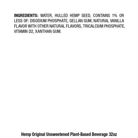 Pacific Foods MILK HEMP ORIGINAL UNSWEETENED