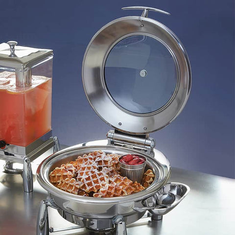 American Metalcraft Evolution Stainless Steel Round Chafer, 7 Quart.