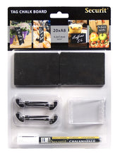 American MetalCraft CARD CHALK MINI PLASTIC BLACK 3X2