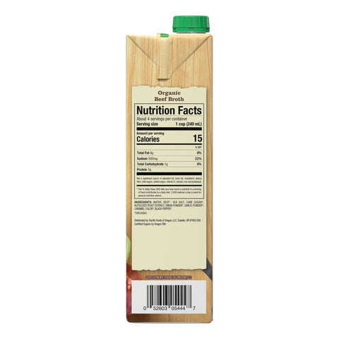 Pacific Foods BROTH BEEF ORGANIC