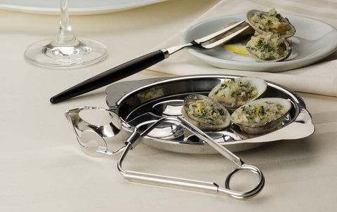 American MetalCraft SNAIL TONGS SATIN FINISH S/S