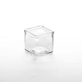 American MetalCraft JAR GLASS SQUARE CLEAR 5.75