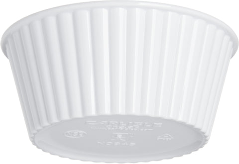 Carlisle RAMEKIN FLUTED WHITE 4.5 OZ