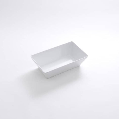 American MetalCraft BOWL MELAMINE RECTANGLE WHITE 48 OZ