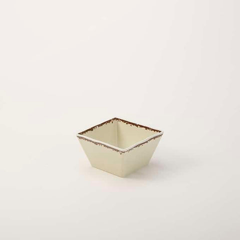 American MetalCraft BOWL SERVING MELAMINE ANTIQUE WHITE 23 OZ