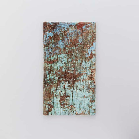 American Metalcraft Reclaimed Wood Melamine Rectangle Serving Board, 14 inch