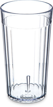 Carlisle TUMBLER PLASTIC FLUTED CLEAR 12 OZ