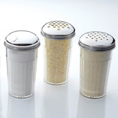 American MetalCraft SHAKER CHEESE PLASTIC W/ 1/4