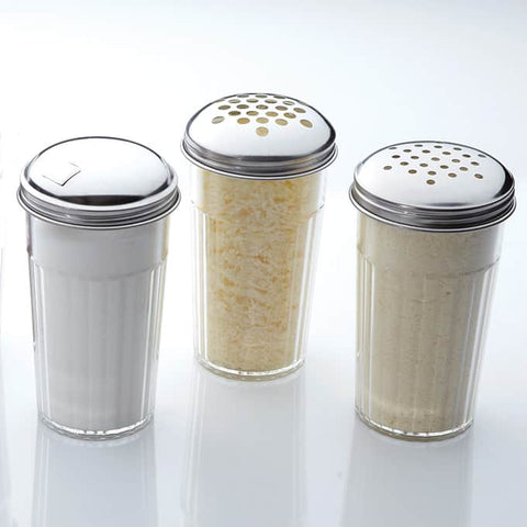 American MetalCraft SHAKER CHEESE PLASTIC W/ 1/4