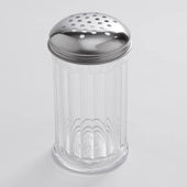 American MetalCraft SHAKER CHEESE SAN PLASTIC CLEAR W/ TOP 12 OZ