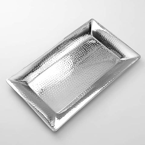 American MetalCraft TRAY RECTANGLE STAINLESS STEEL HAMMERED FINISH 22X13