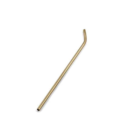 American Metalcraft Gold Stainless Steel Bended Straw, 10 inch Long -- 12 per case