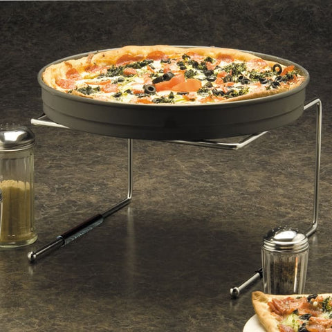 American Metalcraft Chrome-Plated Universal Pizza Stand, 12 x 12 x 7