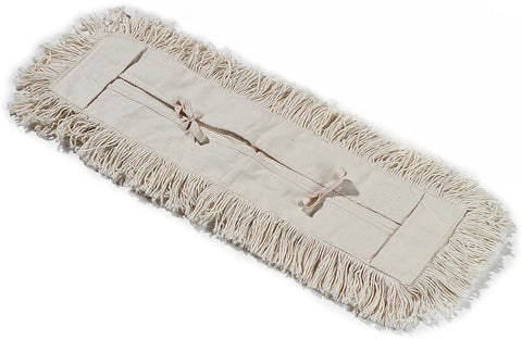 Flo-Pac® MOP DUST TIE BACK NATURAL 24X3