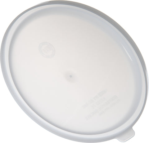 Carlisle LID 2&3.5 QT ROUND CENTER WHITE