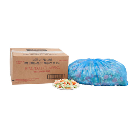 Simplot Italian Vegetable Blend - 20 Pound.