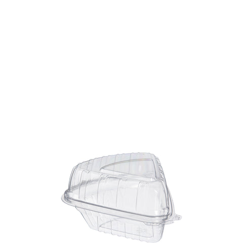 Container Ops Clear Hinged Lid Showtime Pie Wedge 5-5/8x6-1/8x3