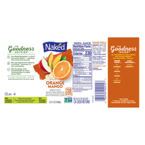 Naked Juice JUICE ORANGE MANGO MOTION