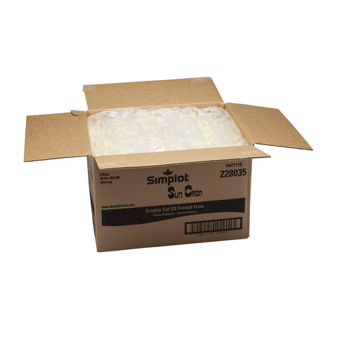 Sun Crop Crinkle Cut French Fry, 5 Pound -- 6 per case.