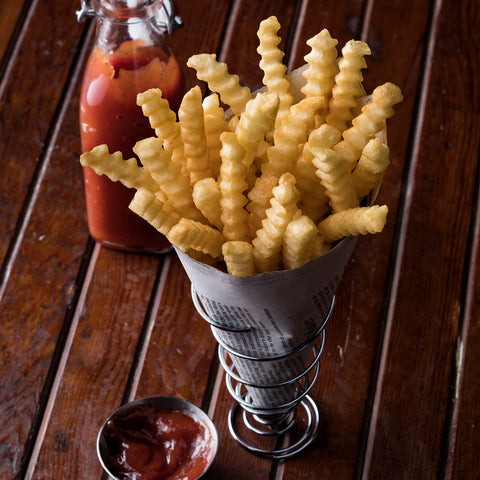 Infinity 1/2 inch Crinkle Cut Fries, 5 Pound -- 6 per case.