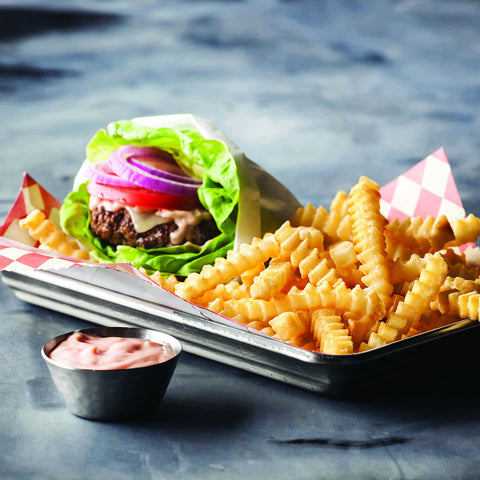 Infinity 1/2 inch Crinkle Cut Fries, 5 Pound -- 6 per case.