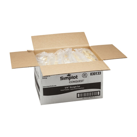 Simplot Conquest Straight Cut Fries, 5 Pound -- 6 per case