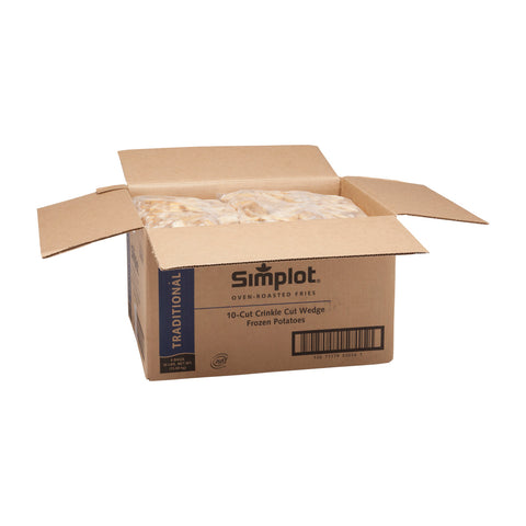 Simplot Oven Roasted Crinkle Cut Wedge, 5 Pound -- 6 per case.