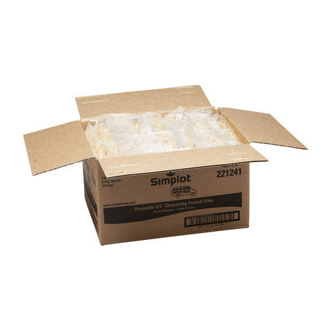Simplot Tater Pals 1/4 Inch Shoe String Potato Fries, 4.5 Pound -- 6 per case.