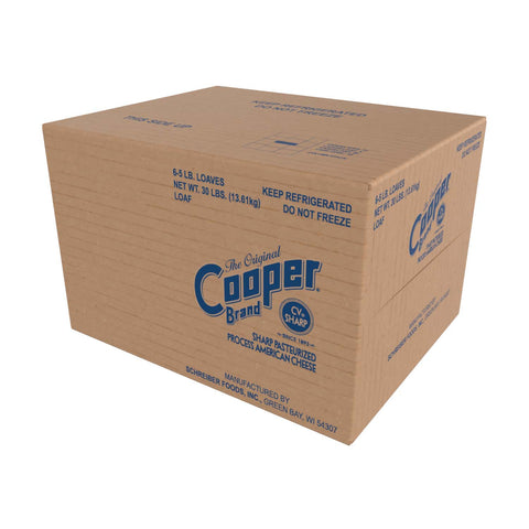 Cooper Brand CHEESE AMERICAN WHITE SHARP LOAF