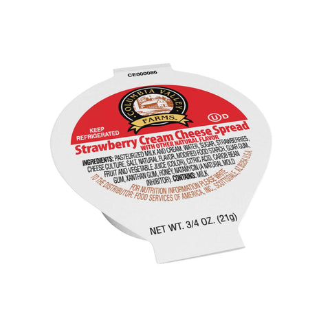 Columbia Valley Farms CHEESE CREAM STRAWBERRY SINGLE SERVE CUP