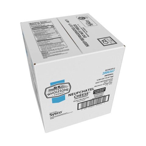 Sysco Imperial CHEESE CREAM NEUFCHATEL BULK
