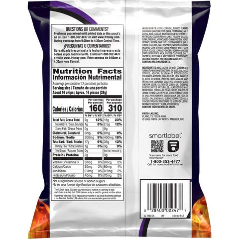 Fritos® CHIP CORN TURBOS FLAMAS