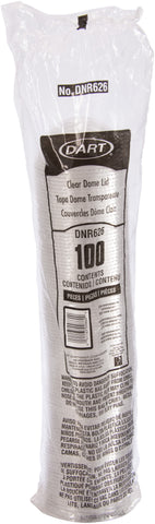 Dart Clear Polyethylene Terephthalate Clear Dome Lid for Plastic Cup -- 1000 per case