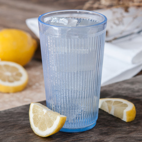 Carlisle TUMBLER CRYSTALON® RIMGLOW™ OCEAN BLUE 12 OZ
