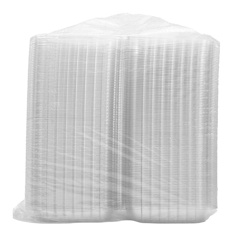 Container Plastic Clear Hinged 8.3x8.3x3