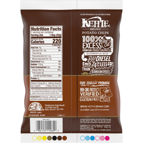 Kettle Foods CHIP POTATO KETTLE SEA SALT