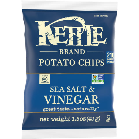 Kettle Foods CHIP POTATO KETTLE SEA SALT & VINEGAR