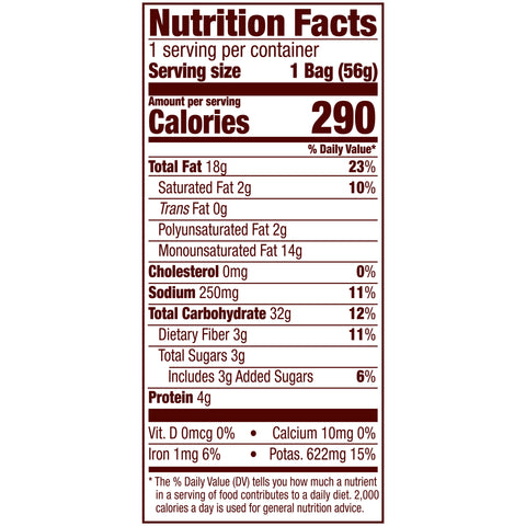 Kettle Honey Dijon Potato Chip - 2 oz. bag, 6 per case