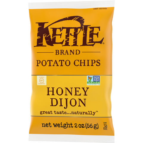 Kettle Honey Dijon Potato Chip - 2 oz. bag, 6 per case