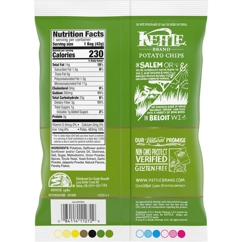 Kettle Foods CHIP POTATO KETTLE JALAPENO