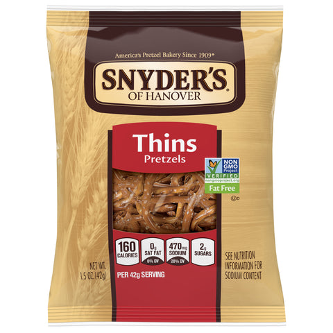 Snyder's of Hanover PRETZEL TWIST THINS SINGLE SERVE